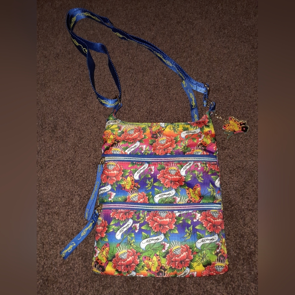 Ed Hardy Adjustable Crossbody Purse